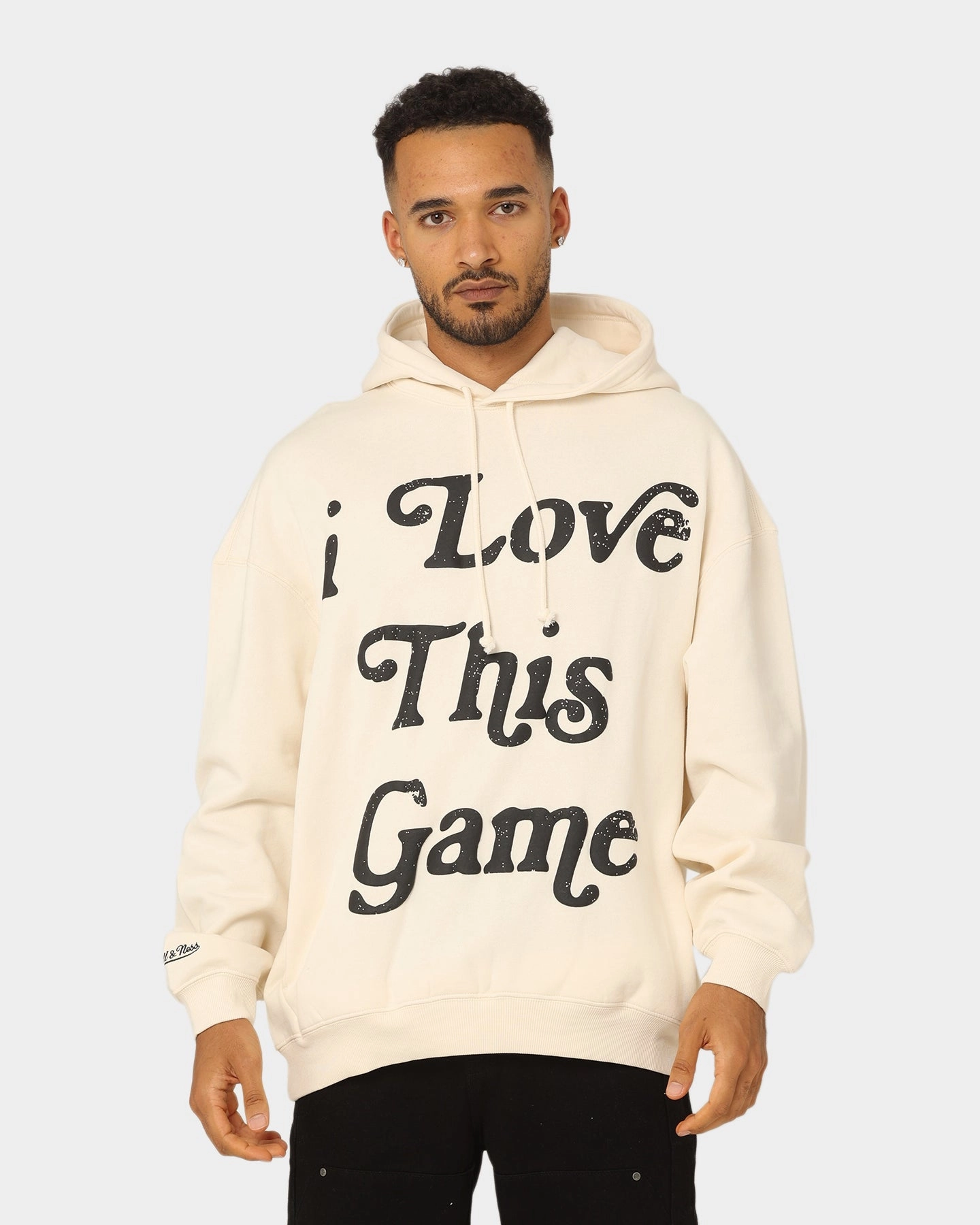 Mitchell & Ness I Love This Game Hoodie Unbleached Warm Outer Layer pilots