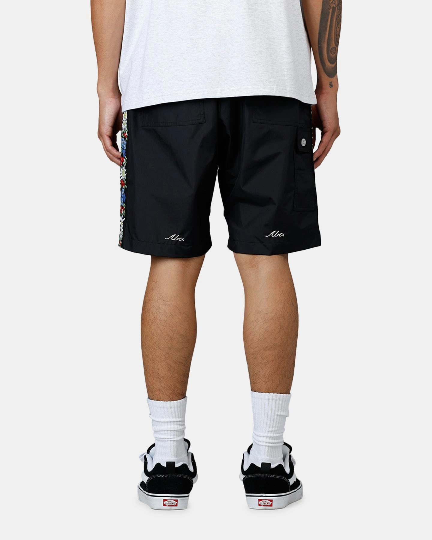 Sun Protection Fabric ABC Taffeta Spring Shorts Black