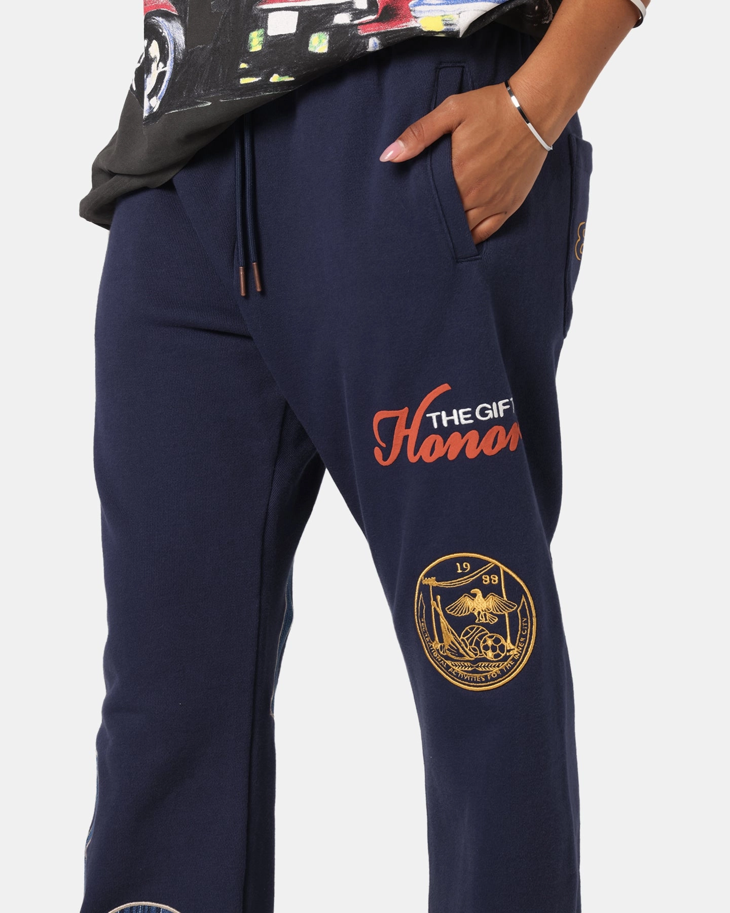 Honor The Gift 1988 Sweat Pants Navy Smart Comfort Carbon Infused Fabric