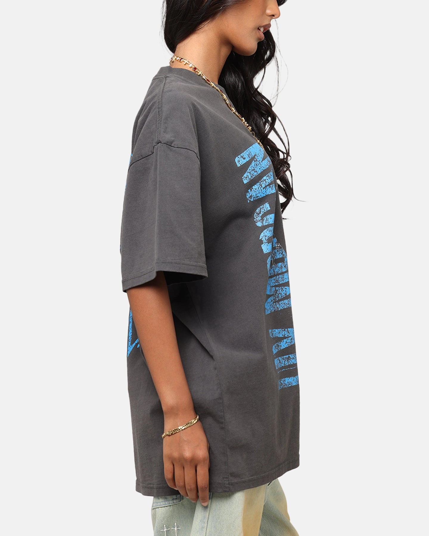 Relaxing Fit Culture Kings X WWE Liv Morgan Heavyweight T-Shirt Black Wash