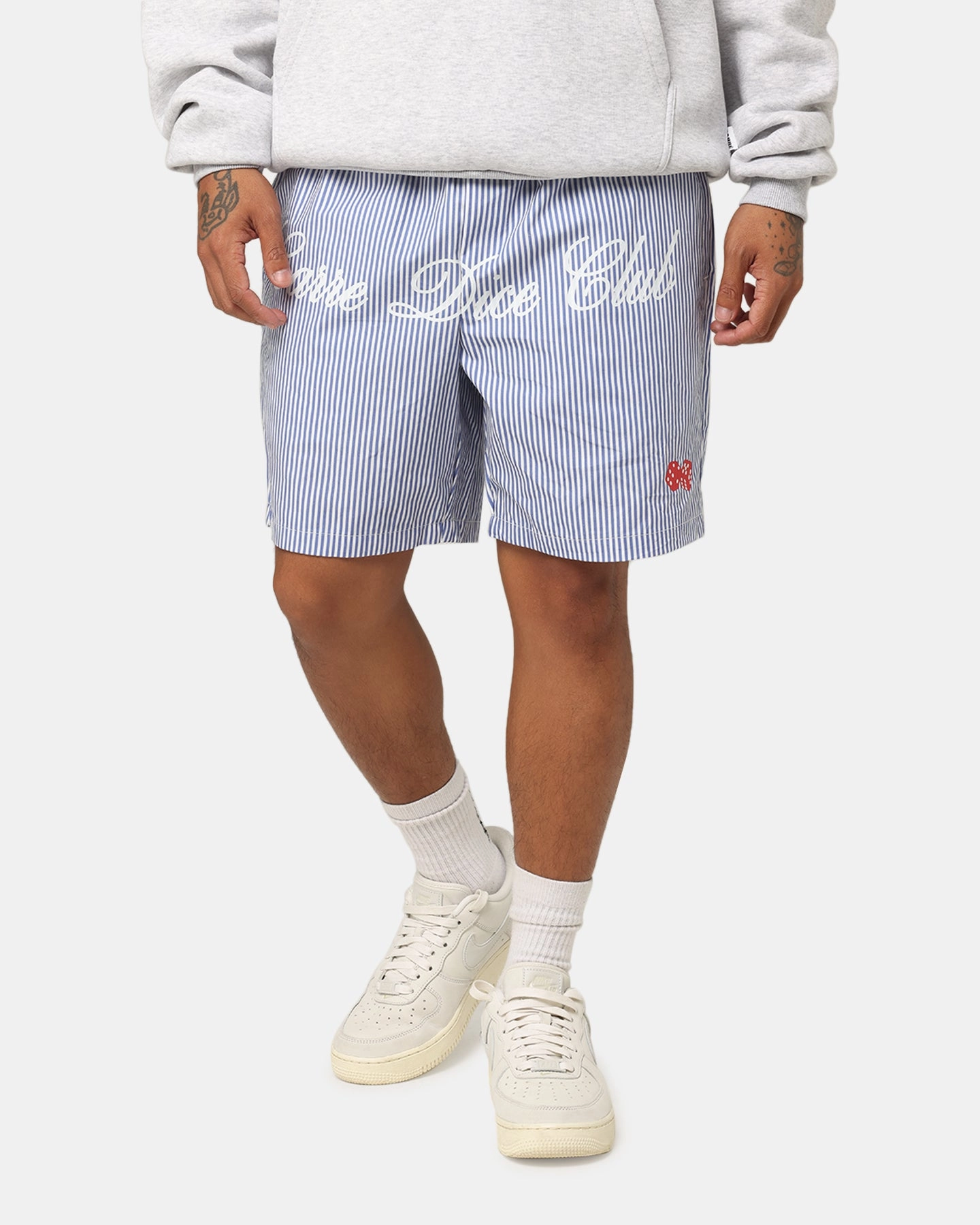 warm weather Carre Dice Club Beach Shorts Pinstripe