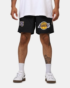 Lounge Ready activewear option Pro Standard Los Angeles Lakers Classic Woven Shorts Black