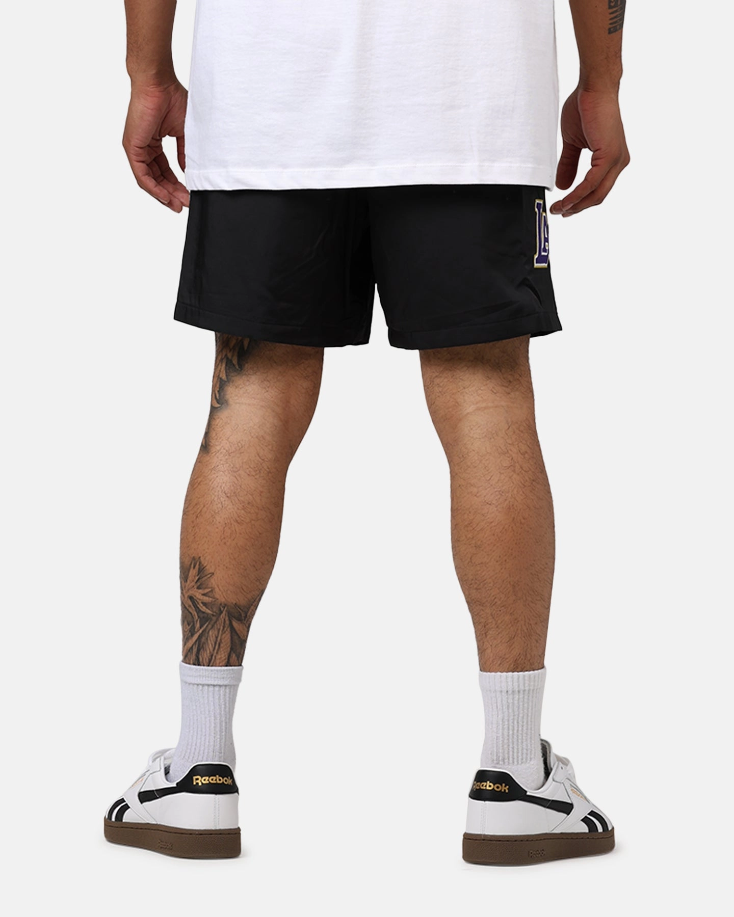 High Elasticity Blend Pro Standard Los Angeles Lakers Classic Woven Shorts Black