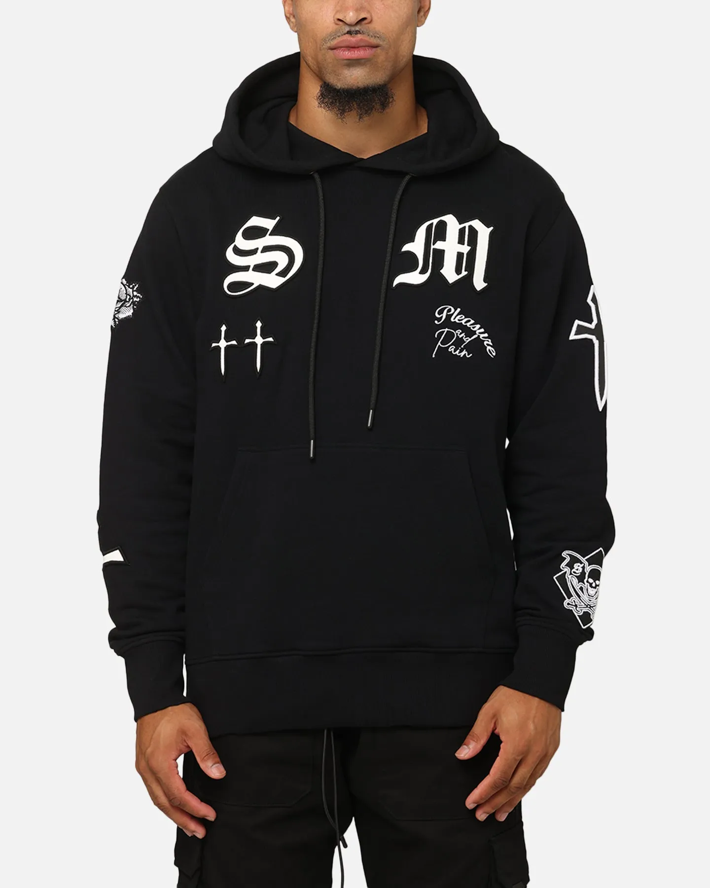 Toothpaste Opinion Saint Morta Graveyard V2 Hoodie Black/White