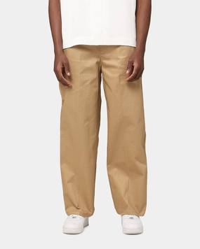 Carre Studio Baggy Pants Tan Cozy Look Comfortable Fit Wear