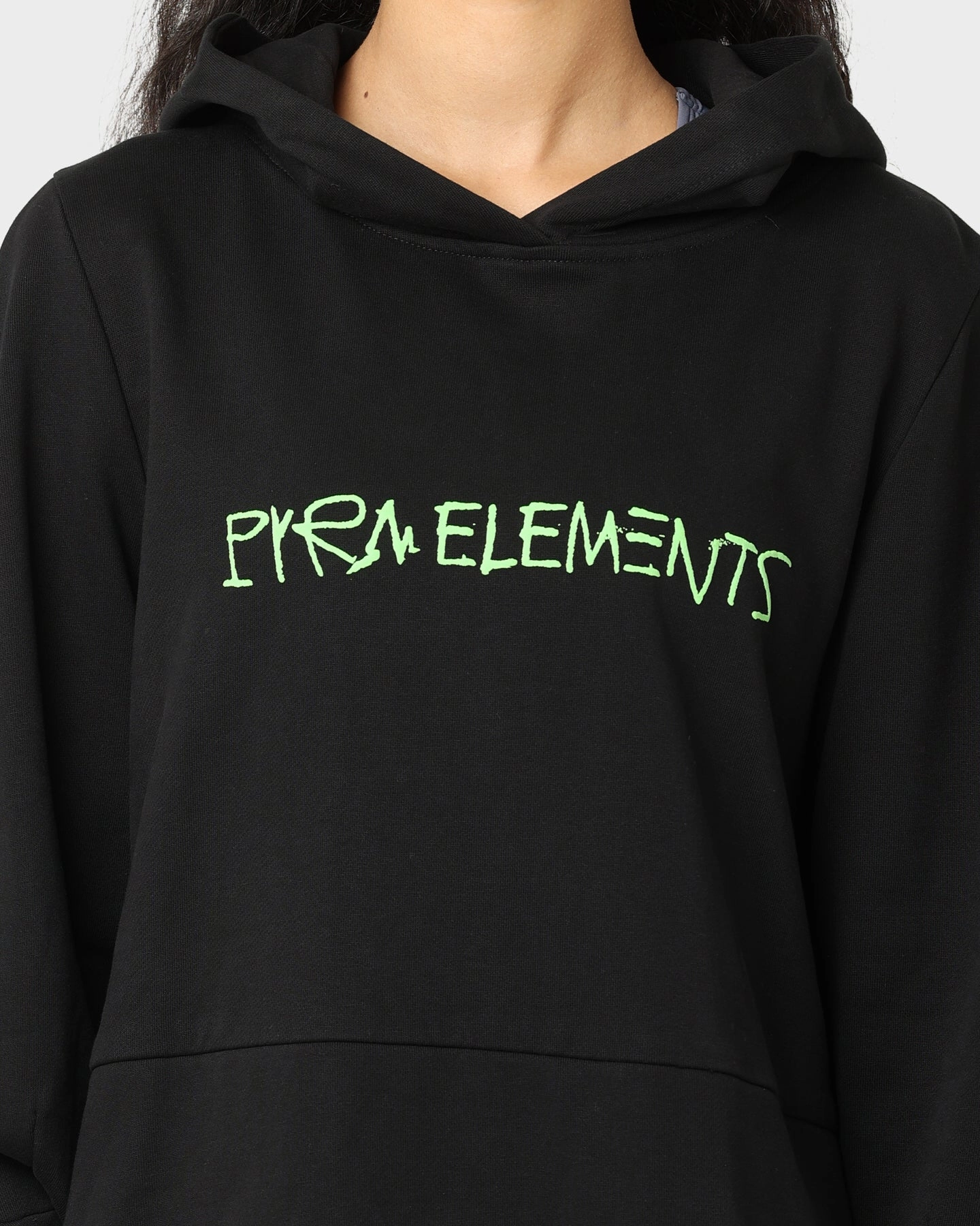 Smooth Feel Promise Pyra Engineer Hoodie Black/Green