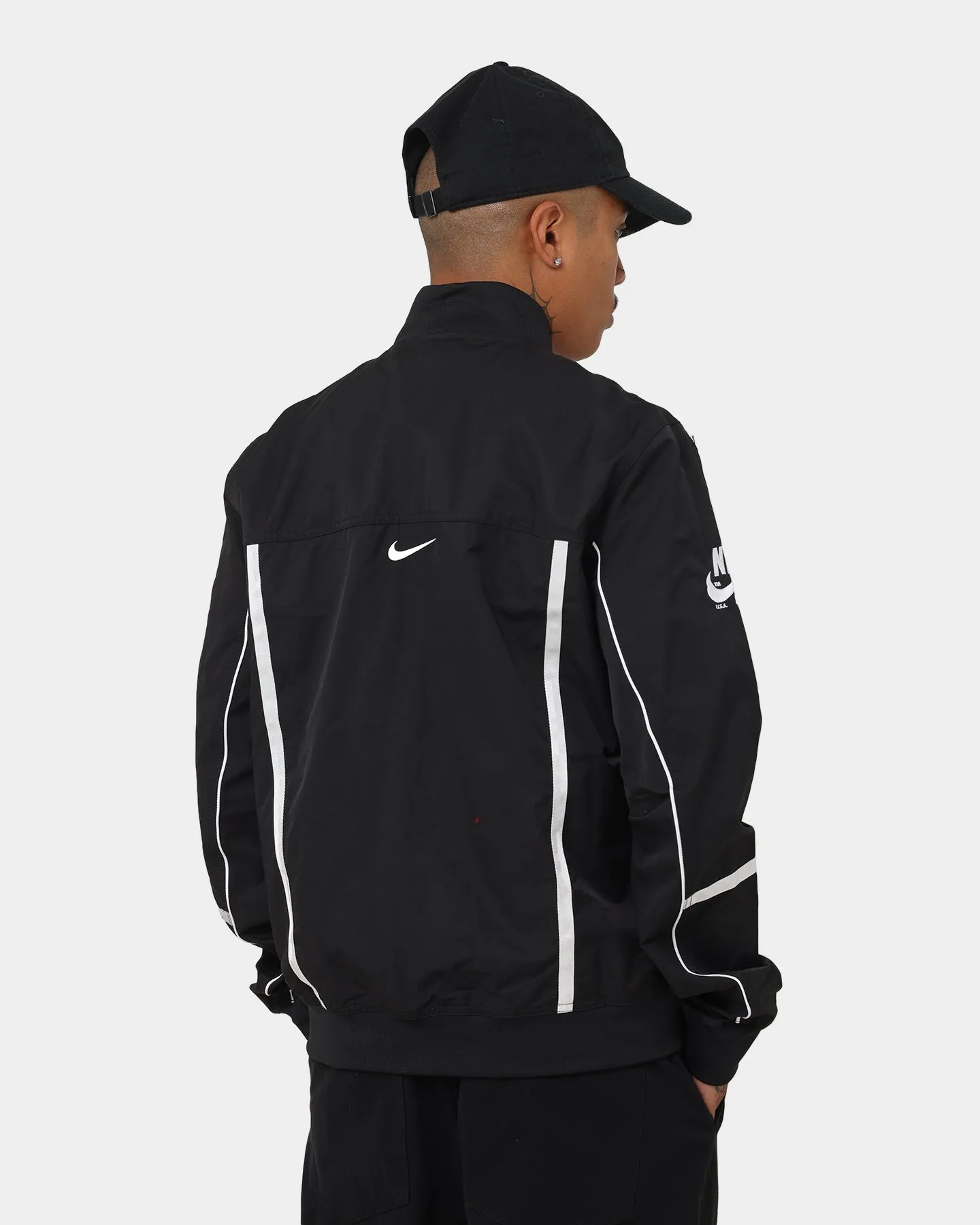 Nike Sportswear Mercato Woven Bomber Jacket Black/White/University Red colorful Non Bulky Insulation