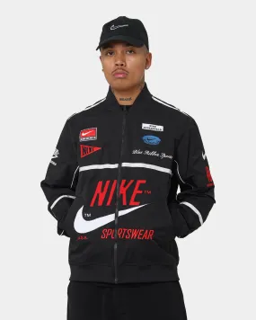 Supply Minimalist Nike Sportswear Mercato Woven Bomber Jacket Black/White/University Red