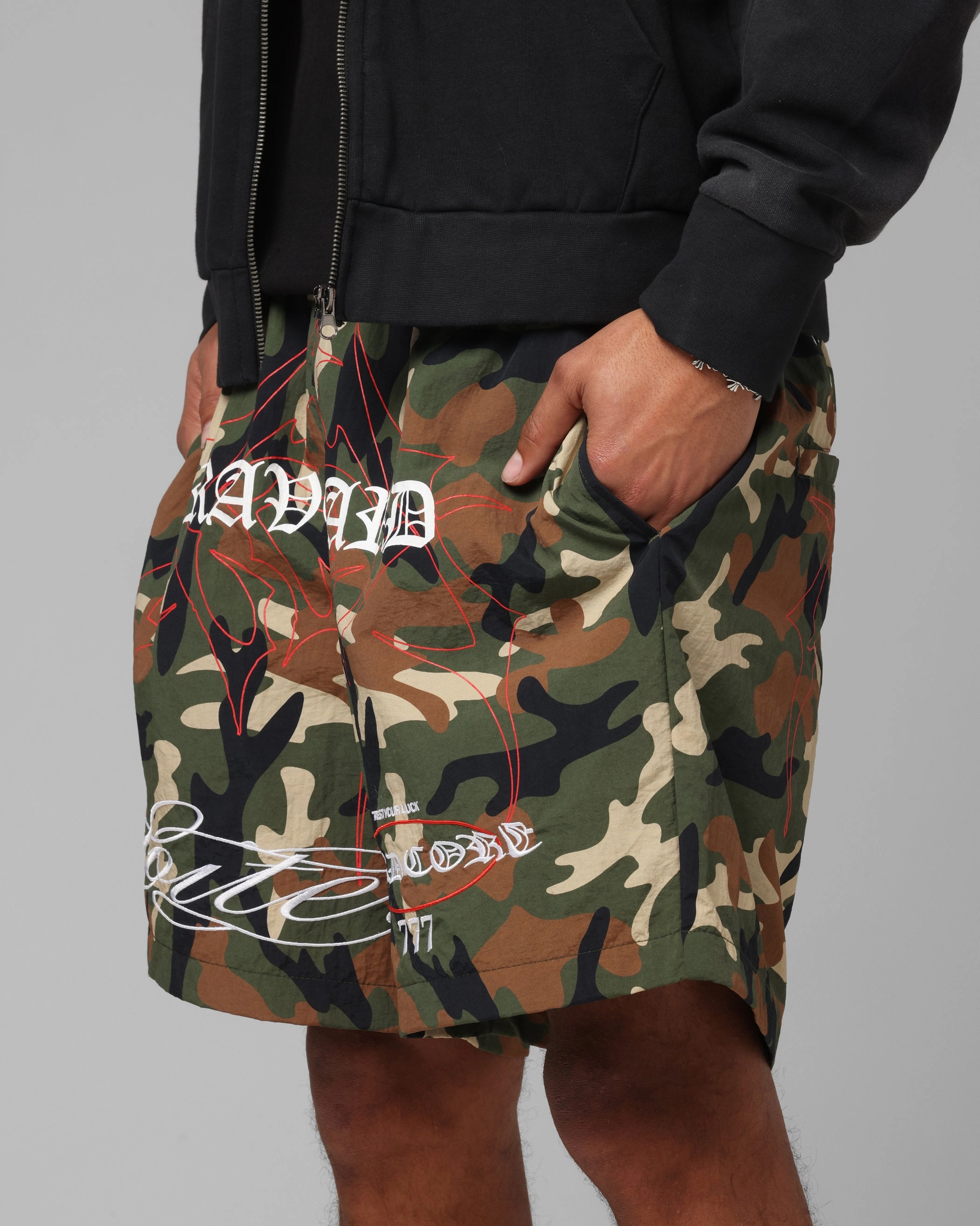 Loiter Hardcore Walk Shorts Camo Anti Static Material