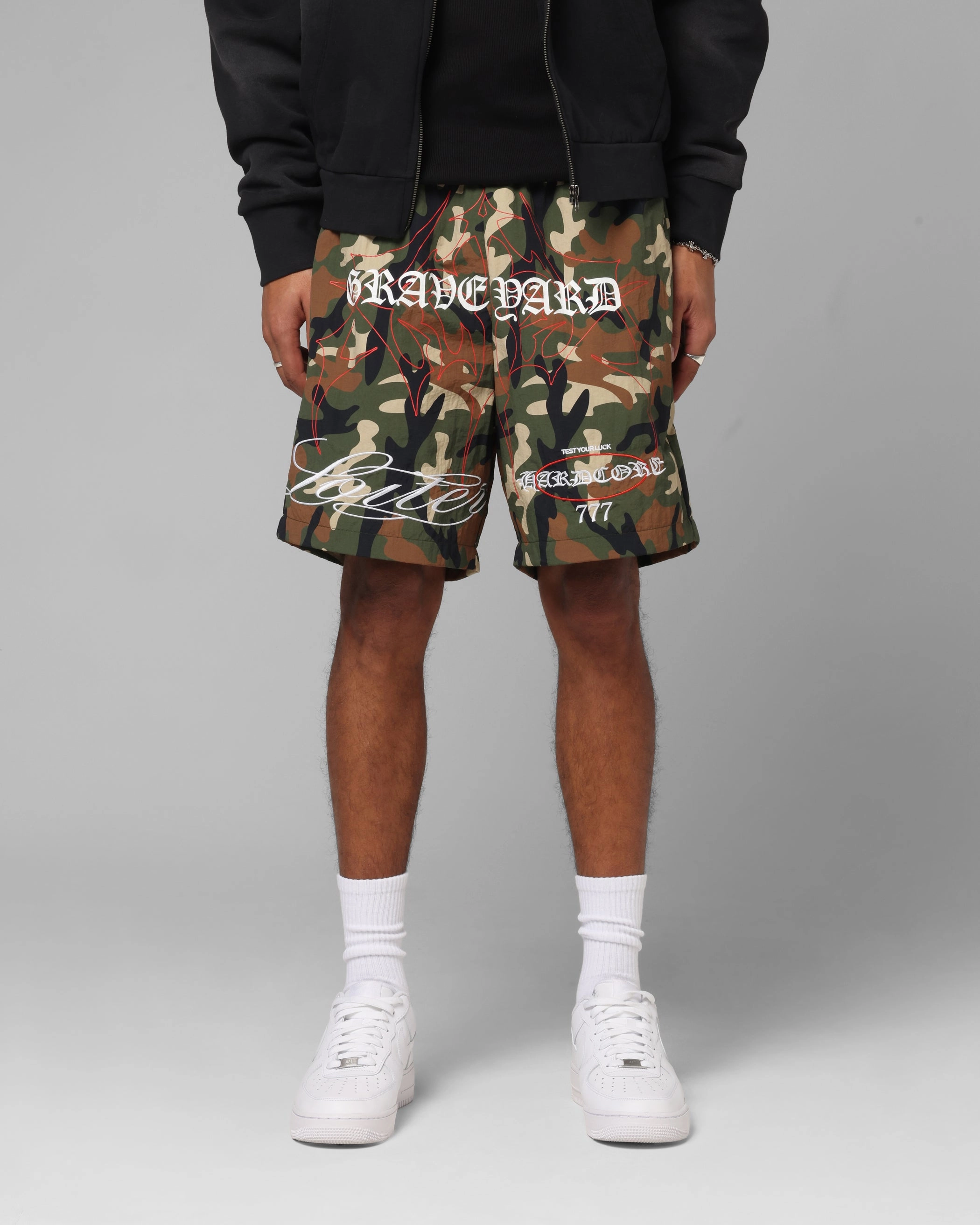 Loiter Hardcore Walk Shorts Camo cargo style