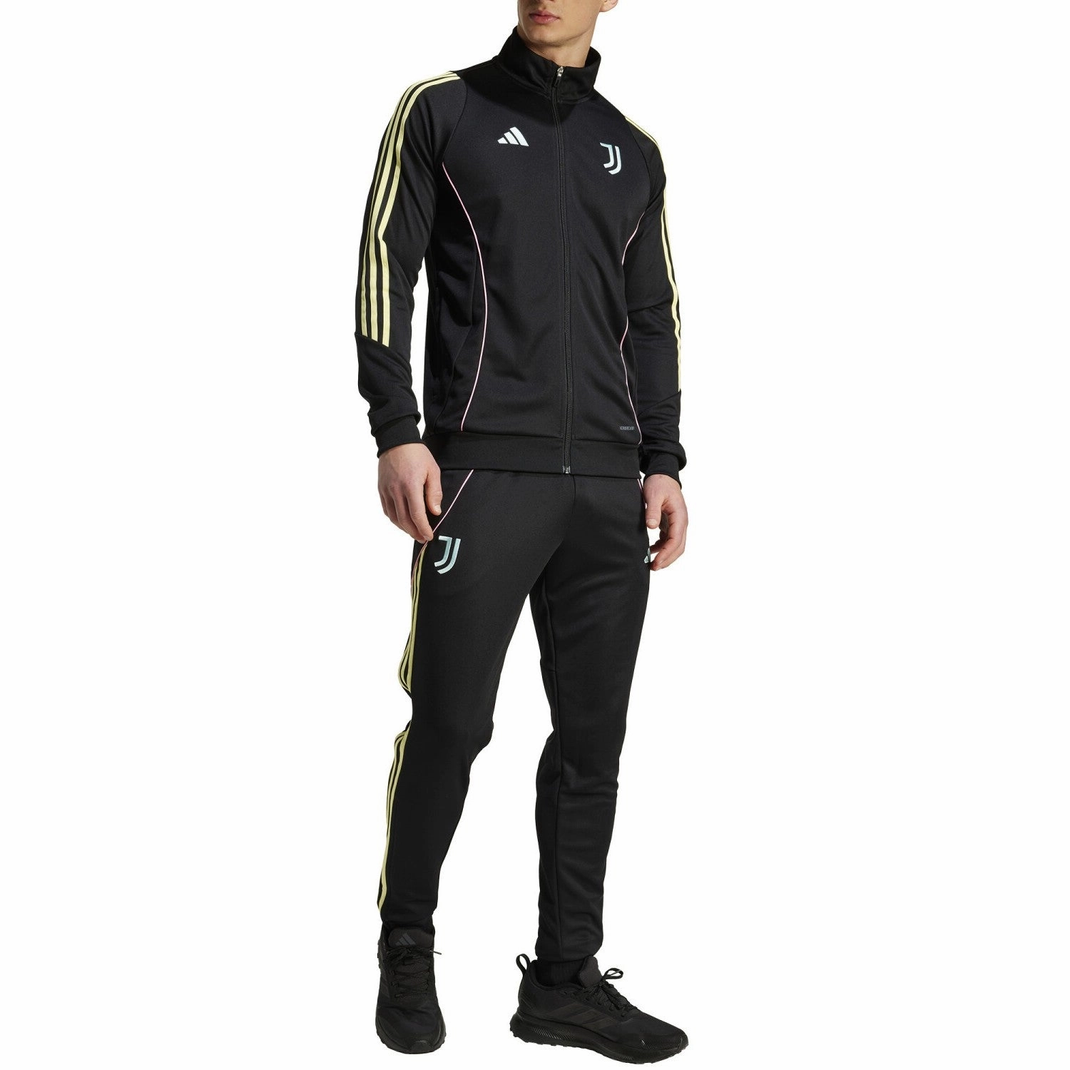 Juventus black training presentation bench tracksuit 2025/26 - Adidas Multi Directional Flex Mesh