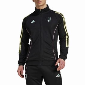Juventus black training presentation bench tracksuit 2025/26 - Adidas ribbon venue Energy Boost