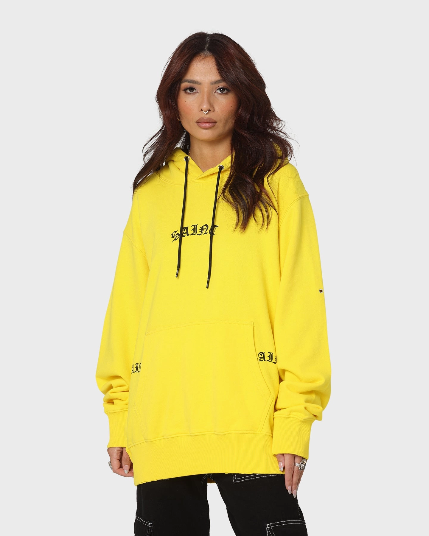 Trust Flexible Design Saint Morta Day Of The Dead Hoodie Yellow/Black