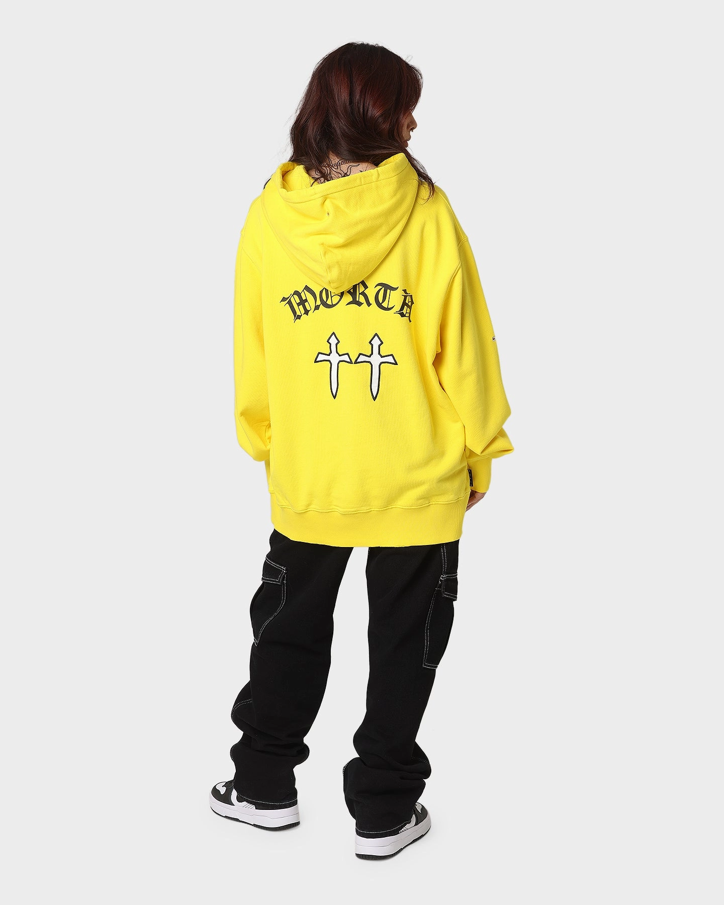 Saint Morta Day Of The Dead Hoodie Yellow/Black Ergonomic Cut
