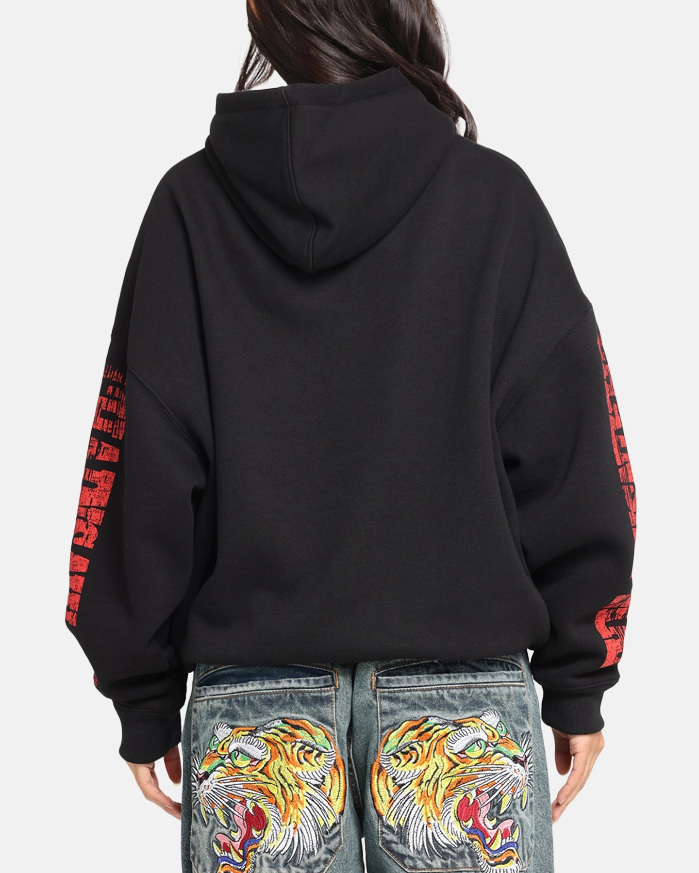 Goat Crew X Chainsaw Man Premium Hoodie Black City Wear City Tour