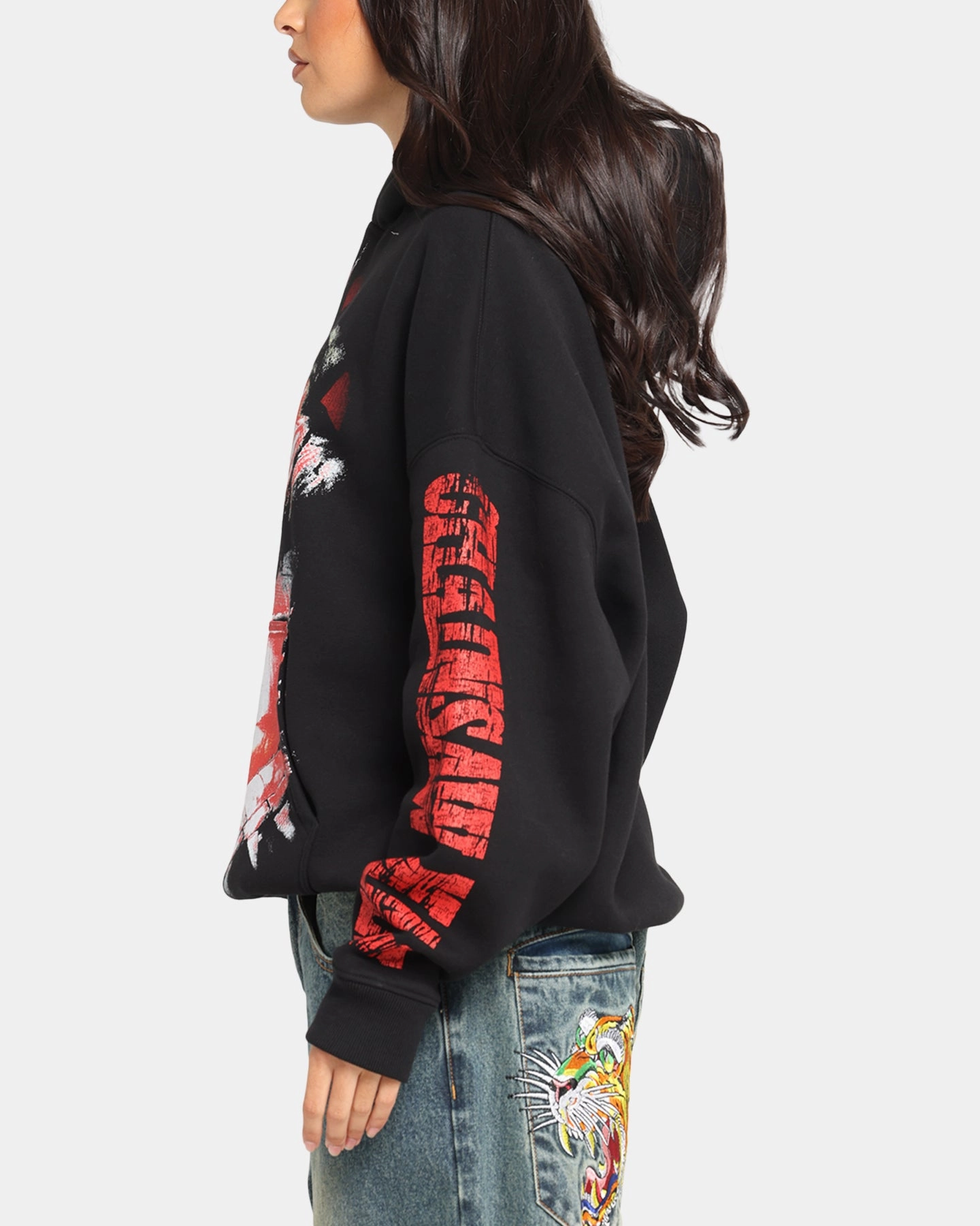 restaurant dining Goat Crew X Chainsaw Man Premium Hoodie Black