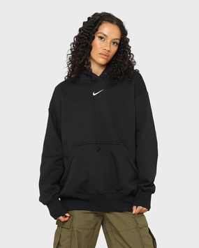 Nike Women's Sportswear Phoenix Fleece Oversized Pullover Hoodie Black/Sail Fashion Day