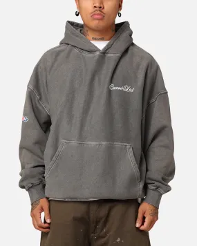 suitable for offline stores Volunteer Carr?? Rosebud Oversized Hoodie Washed Charcoal
