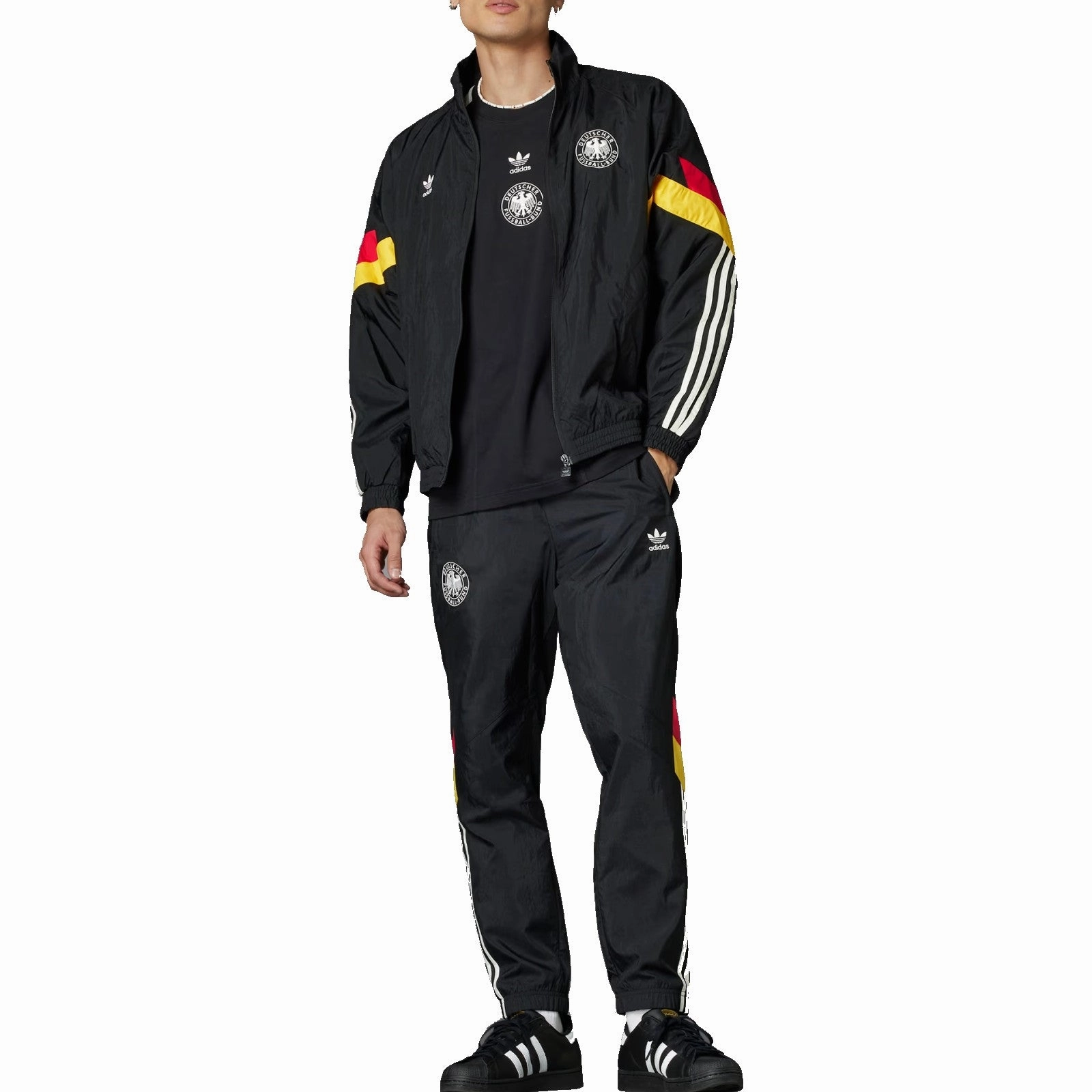 Germany Originals woven presentation Soccer tracksuit 2024/25 - Adidas Performance Fabric
