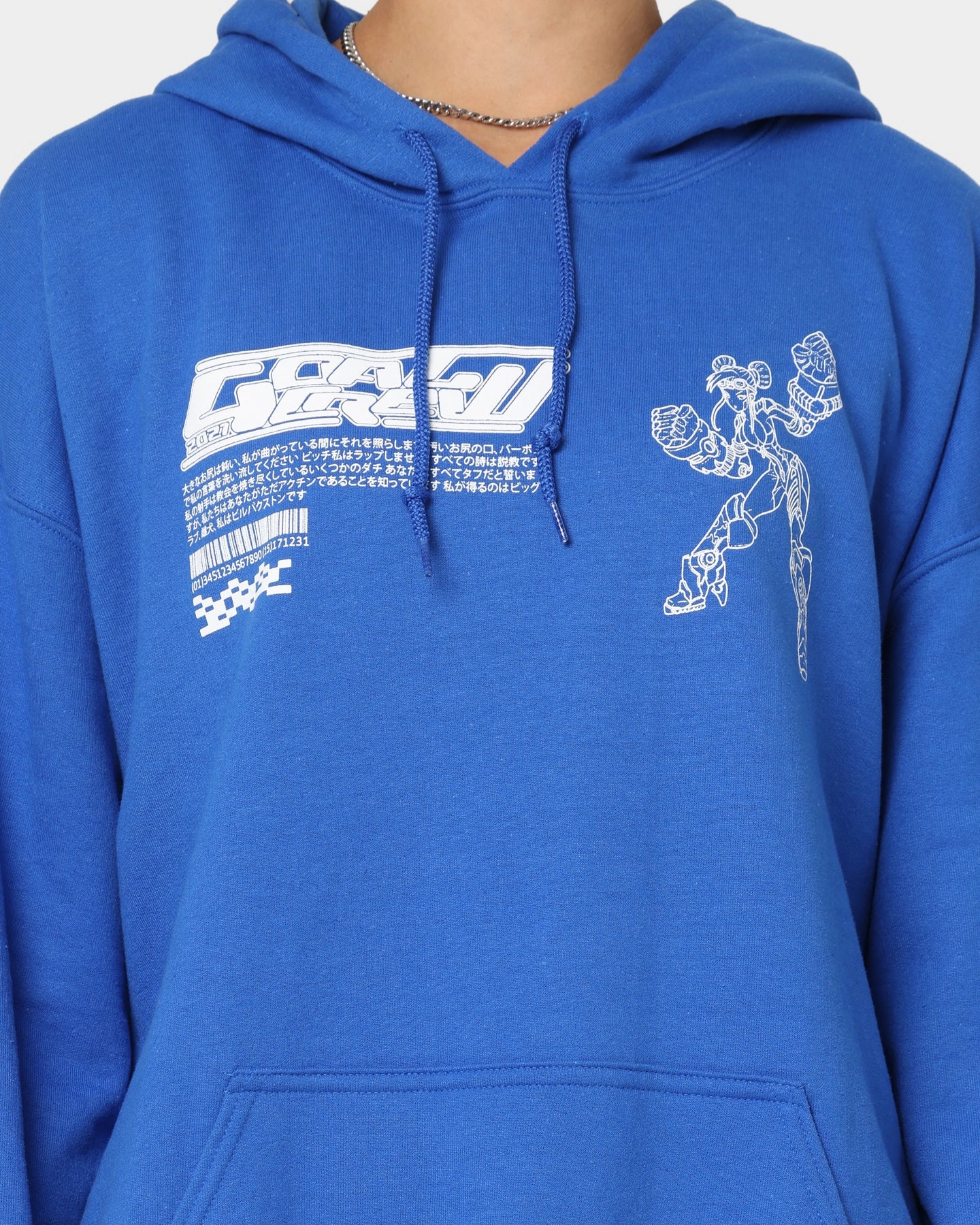 Quick Fit Magnetic Closures Goat Crew Kyoto Hoodie Blue