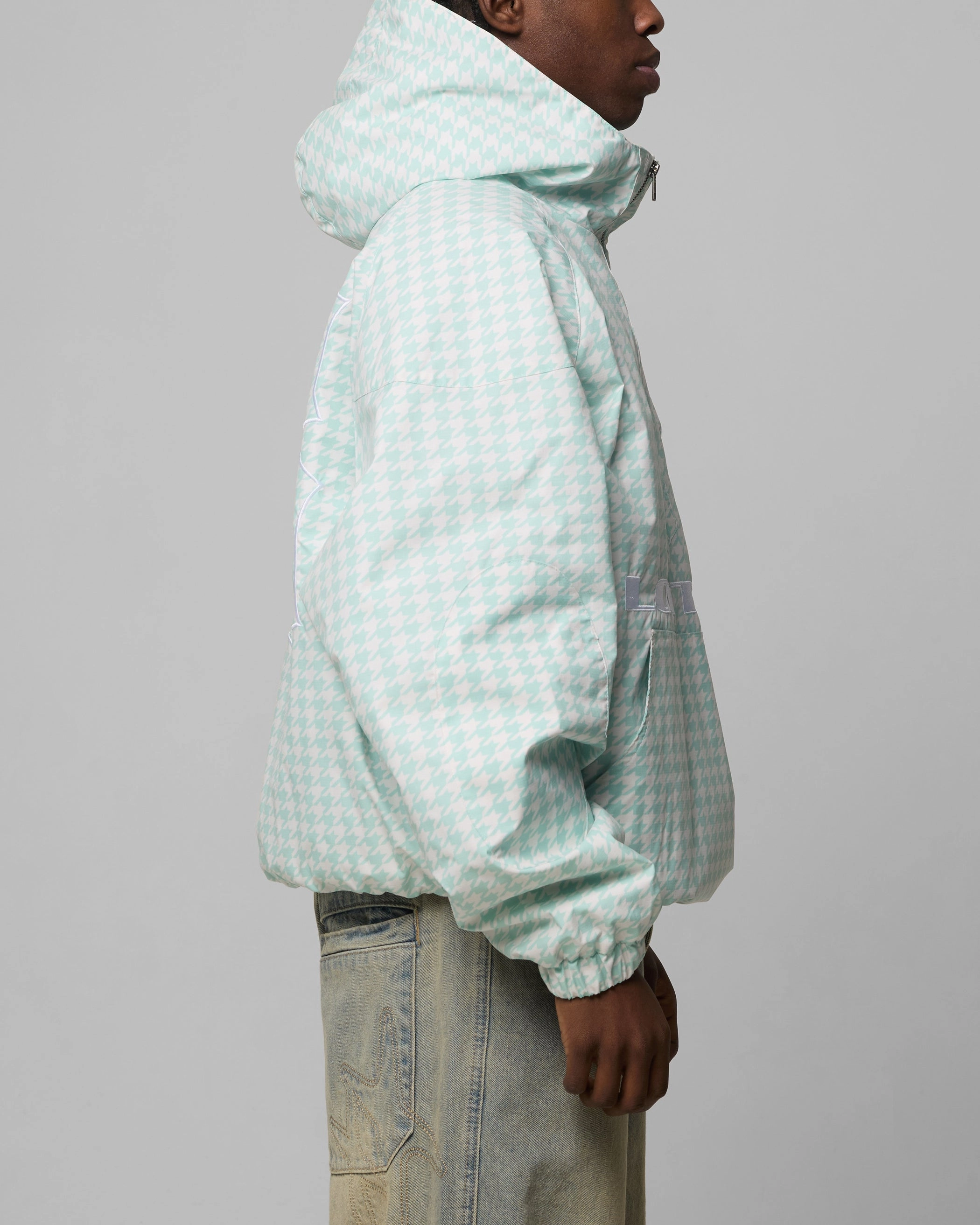 Loiter Tailgate Jacket Sage Green upcycled design