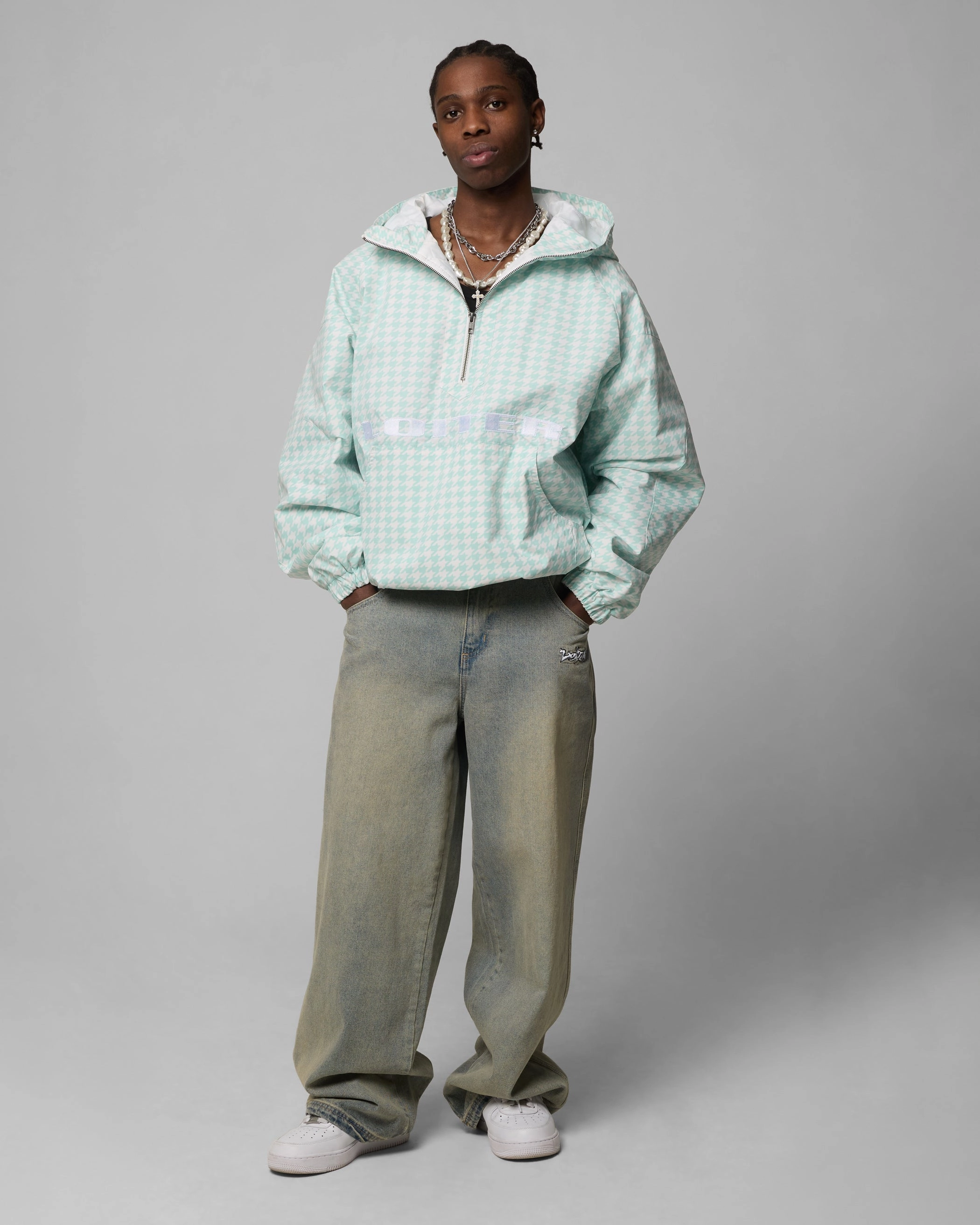 Loiter Tailgate Jacket Sage Green Spectacles Beach Holiday