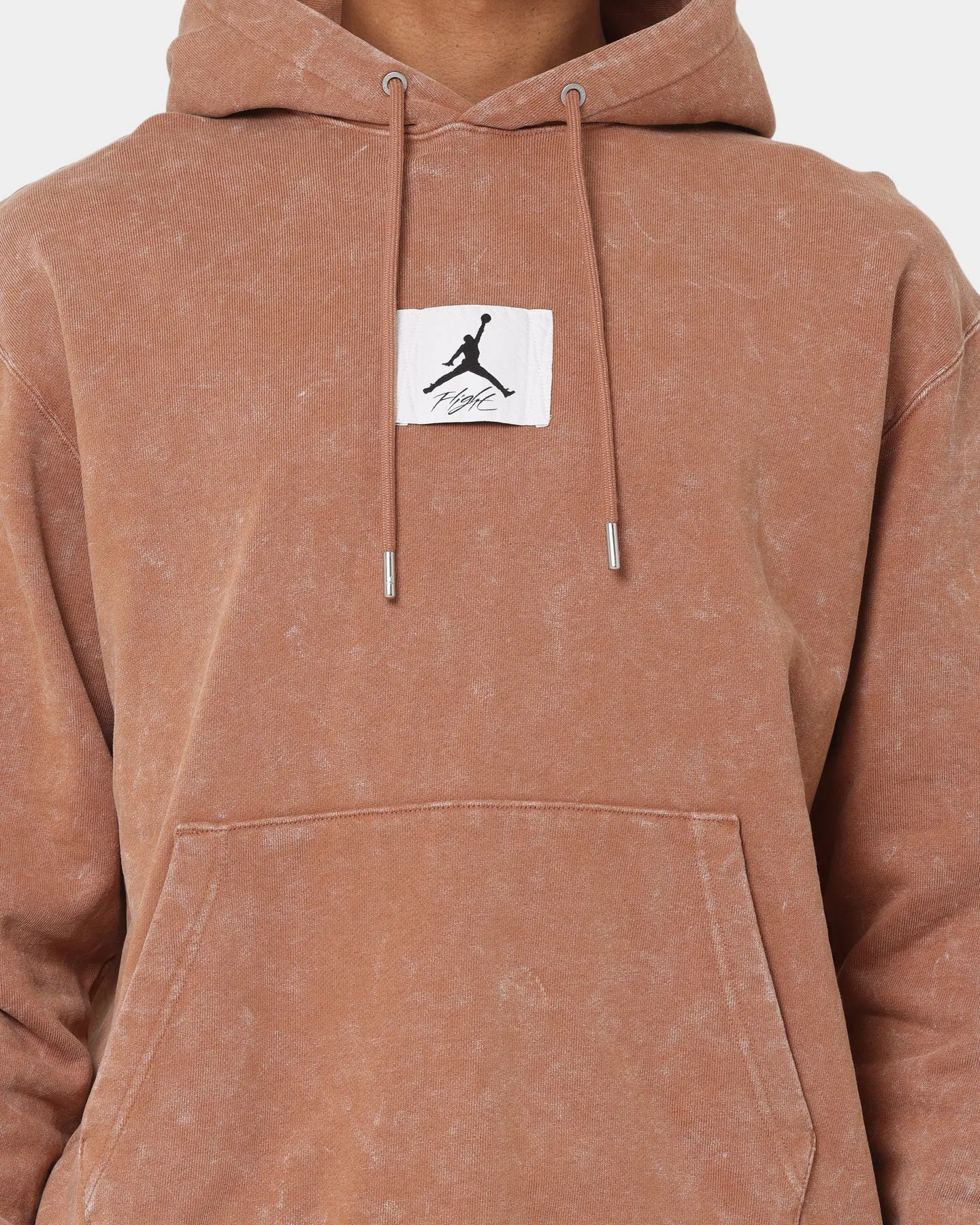 Jordan Essential Statement Washed Fleece Pullover Hoodie Mineral Clay insulated Empathy