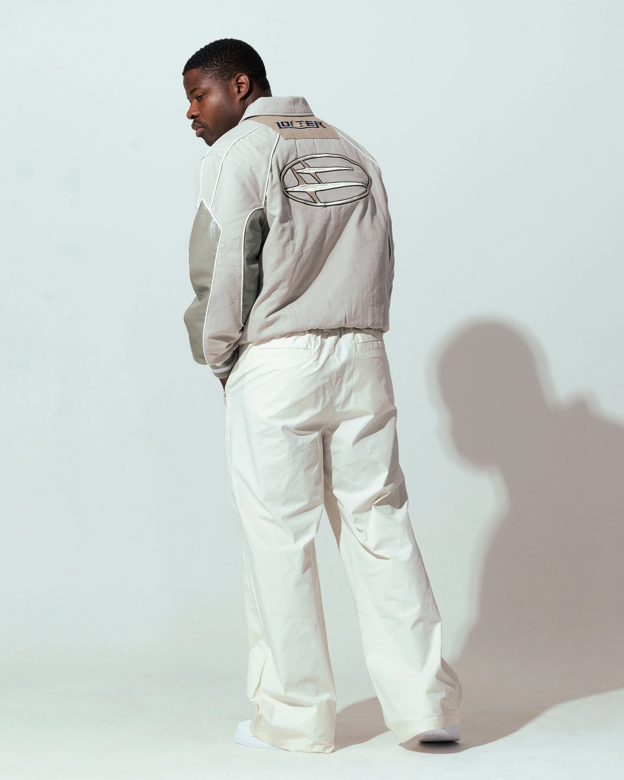 Loiter Formula Jacket Beige High Visibility Accents