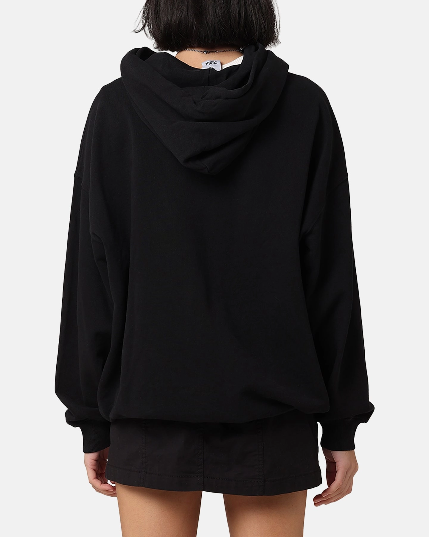 discounted X-Girl Women's Teddy Oversized Hoodie Black