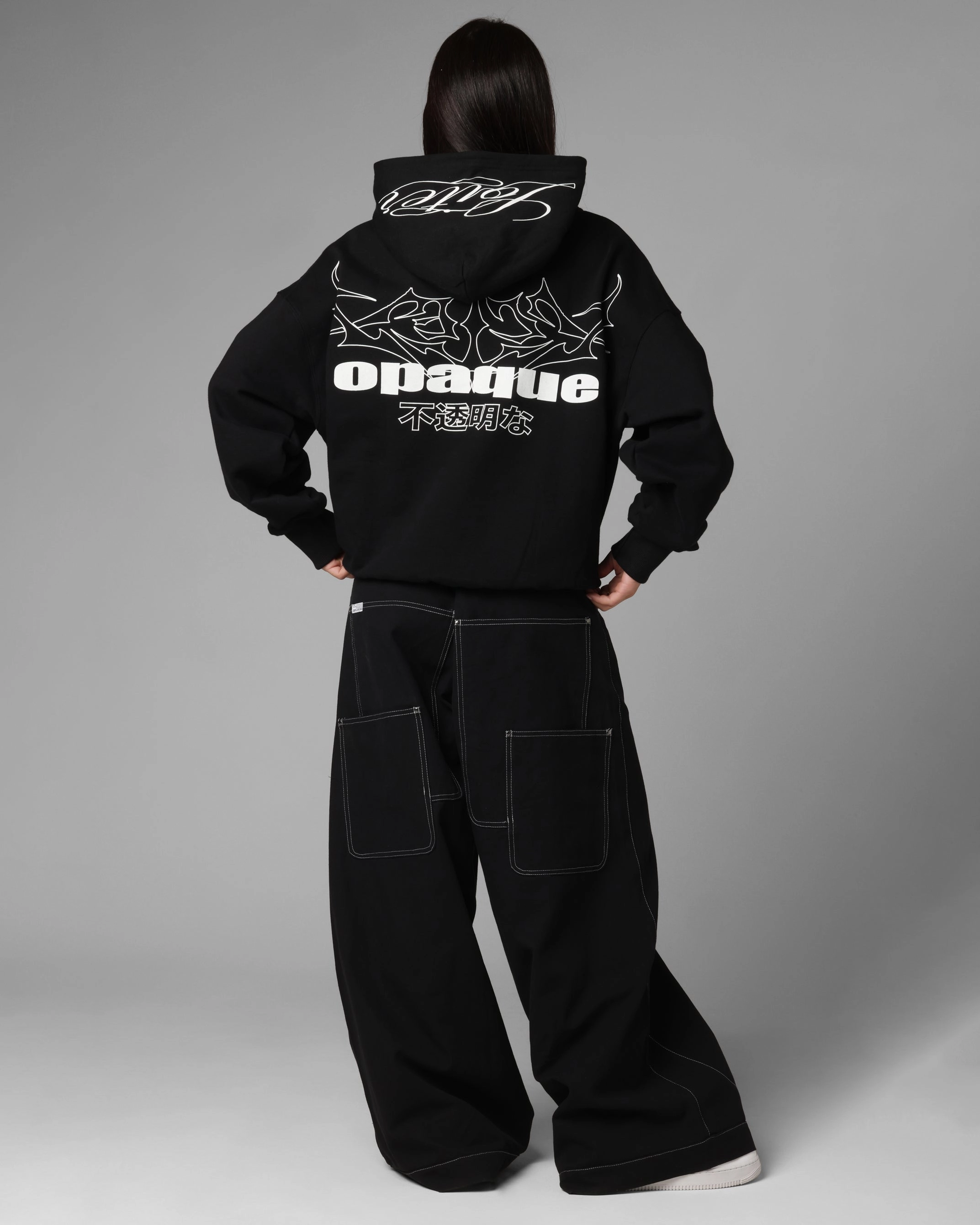 Mother's Day Loiter Opaque Premium Hoodie Black