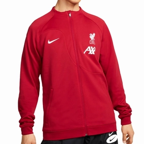 Liverpool FC pre-match presentation Soccer jacket 2022/23 red - Nike neoprene