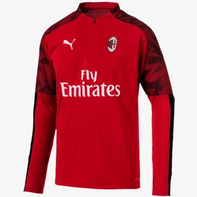 HygroscopicLining AC Milan soccer training technical top 2019/20 red - Puma