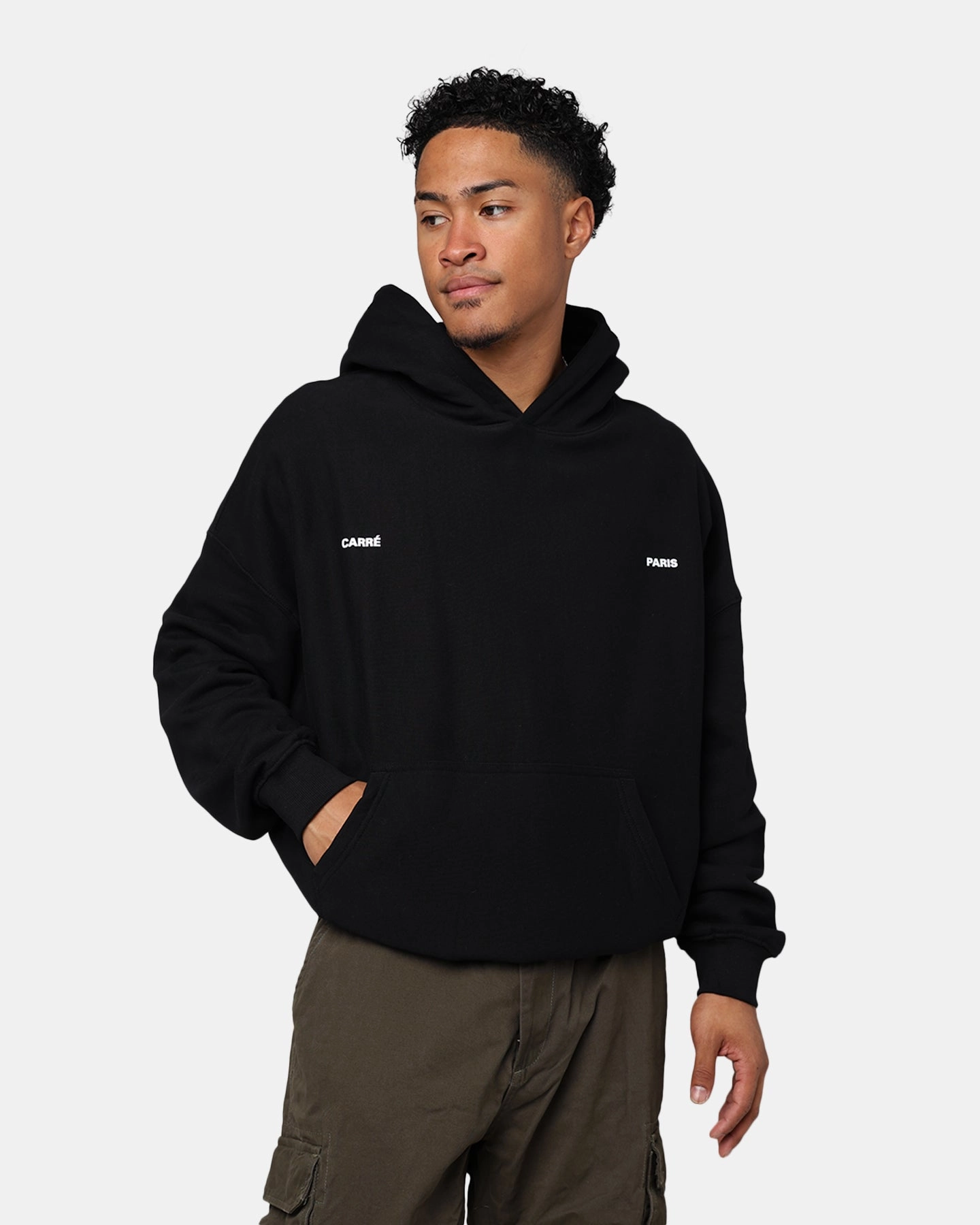 Lightweight Waterproof Carr?? Experience Oversized Hoodie Black