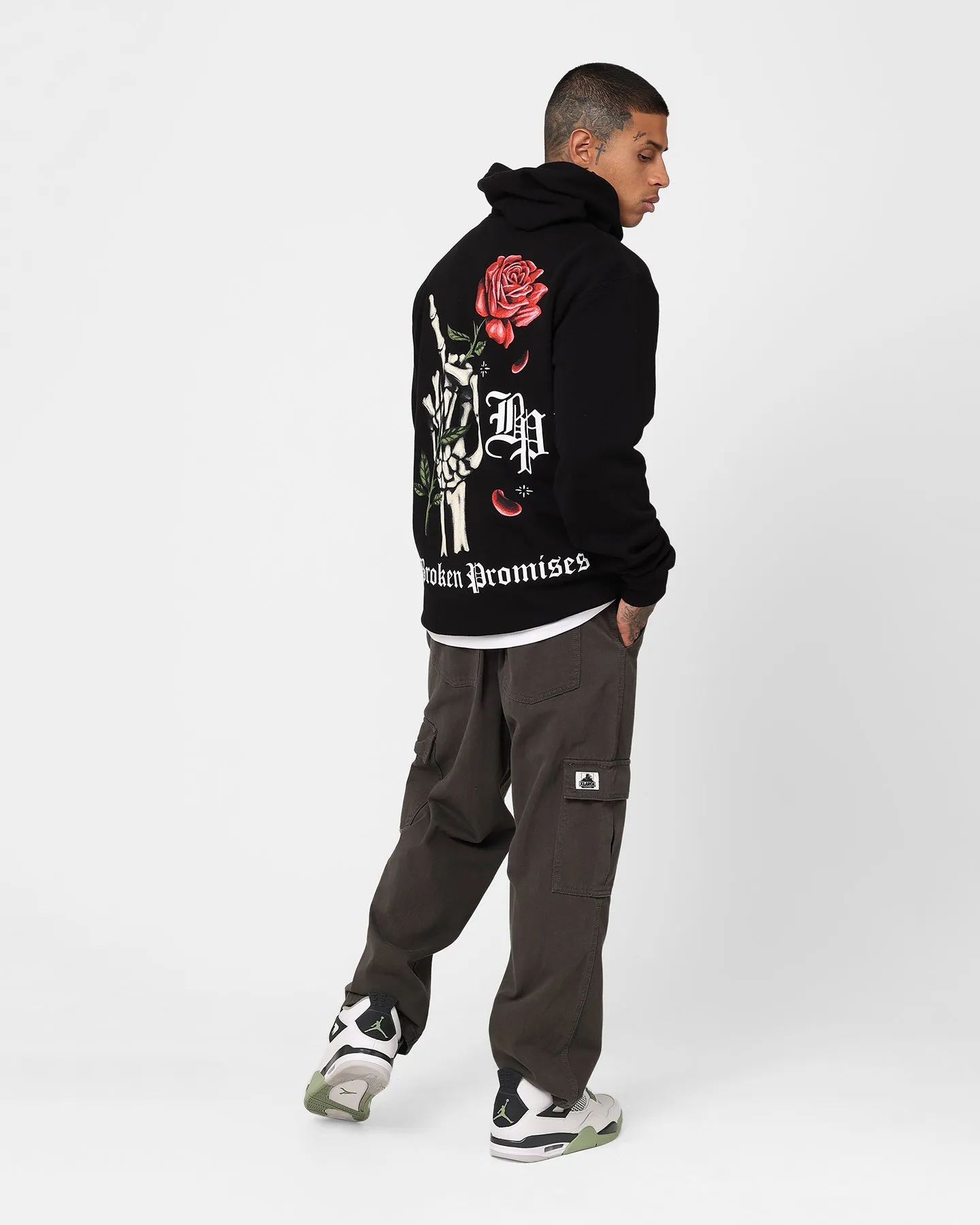 Broken Promises Wishful Thinking Hoodie Black rainy Windproof Barrier