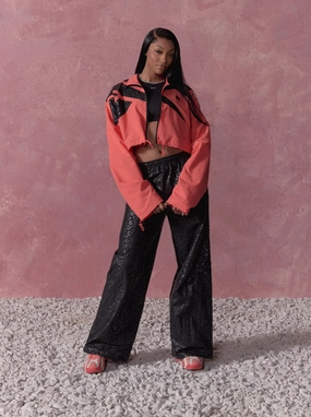 Outdoor Friendly Reebok X Angel Reese Women's Hoop Pants Washed Black