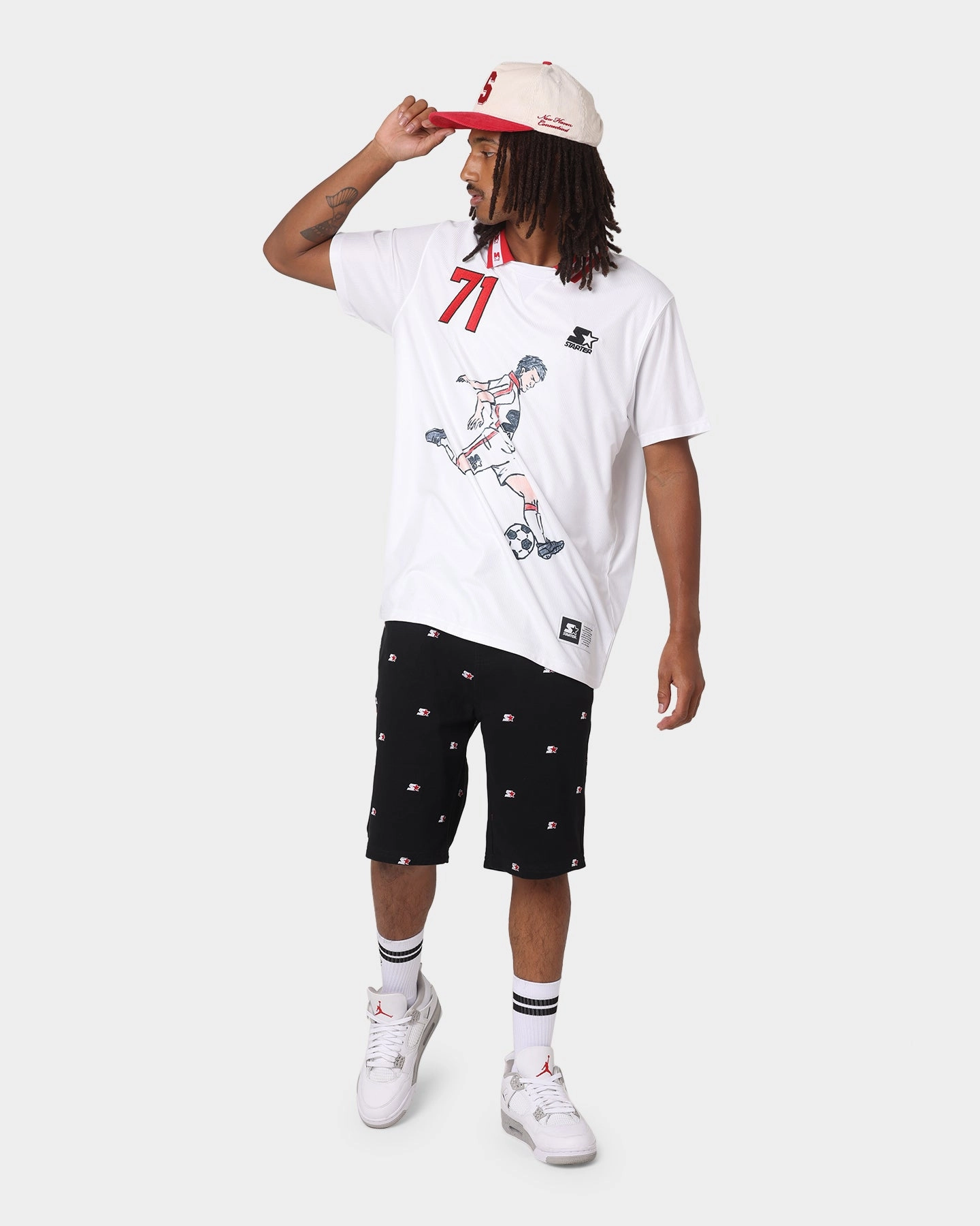 Starter Star Gazer Relaxed Chino Shorts Black Minimalist Style