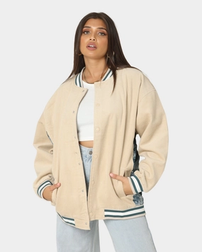 Quick Fit XXIII Hellekin Cord Bomber Jacket Cream