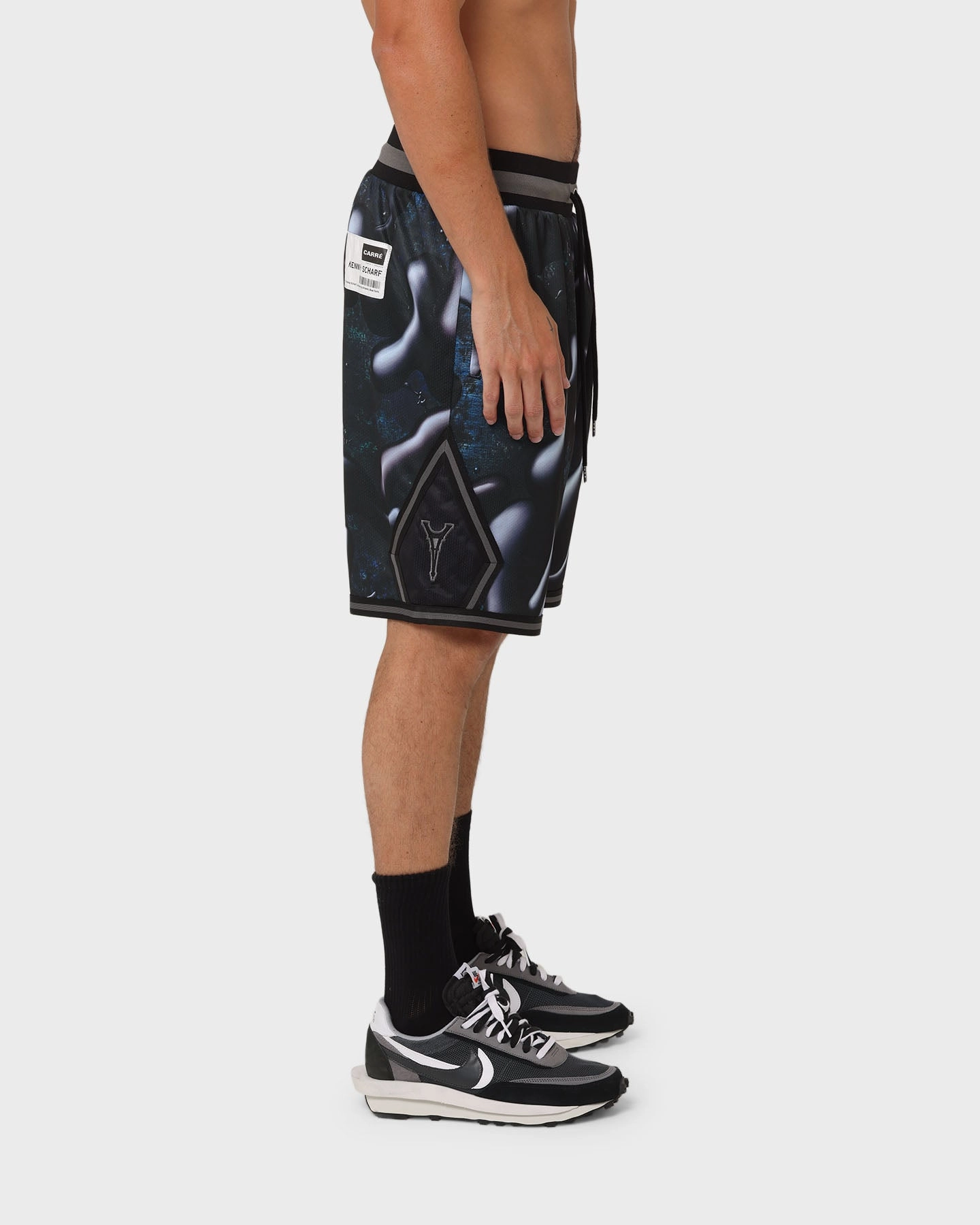Carr?? X Kenny Scharf Darkness Of Paris Ball Shorts Black Dynamic Flex Zones