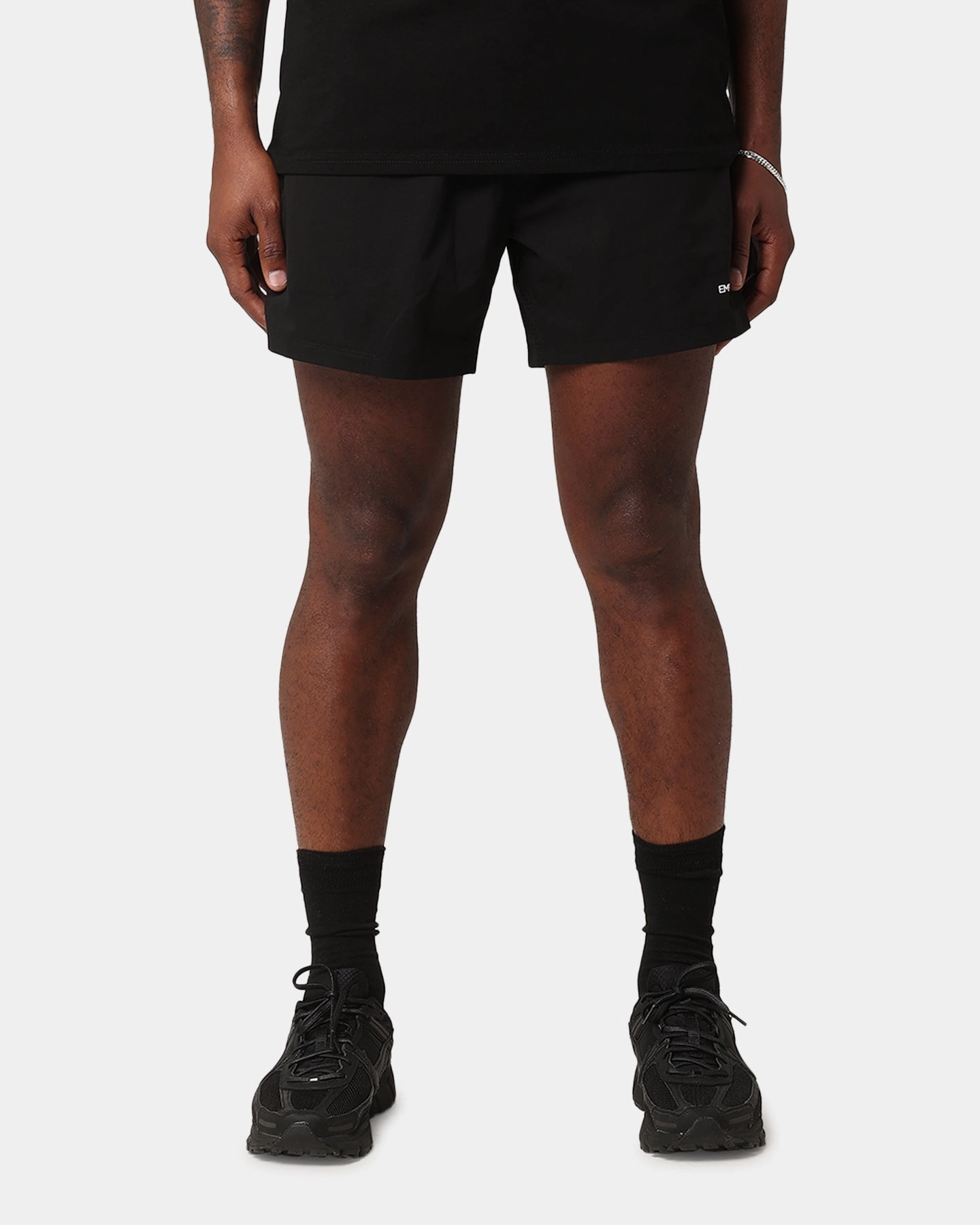 Emperor Apparel Performance Shorts Black tall sizing Layered Look