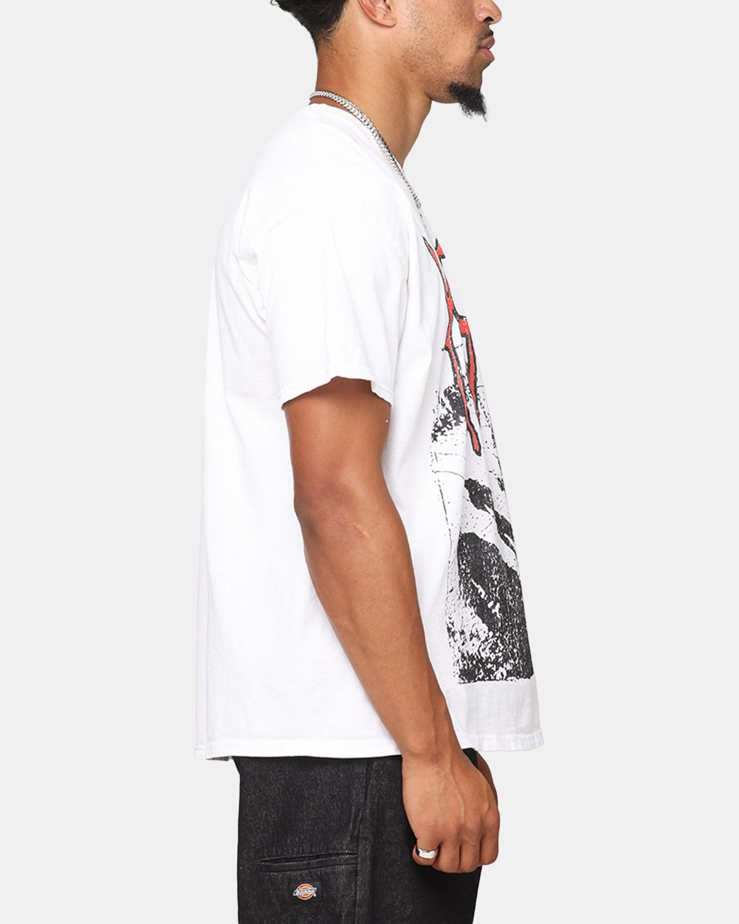 Cozy and Comfortable Tagless Neckline Korn Debut Xerox T-Shirt White Vintage