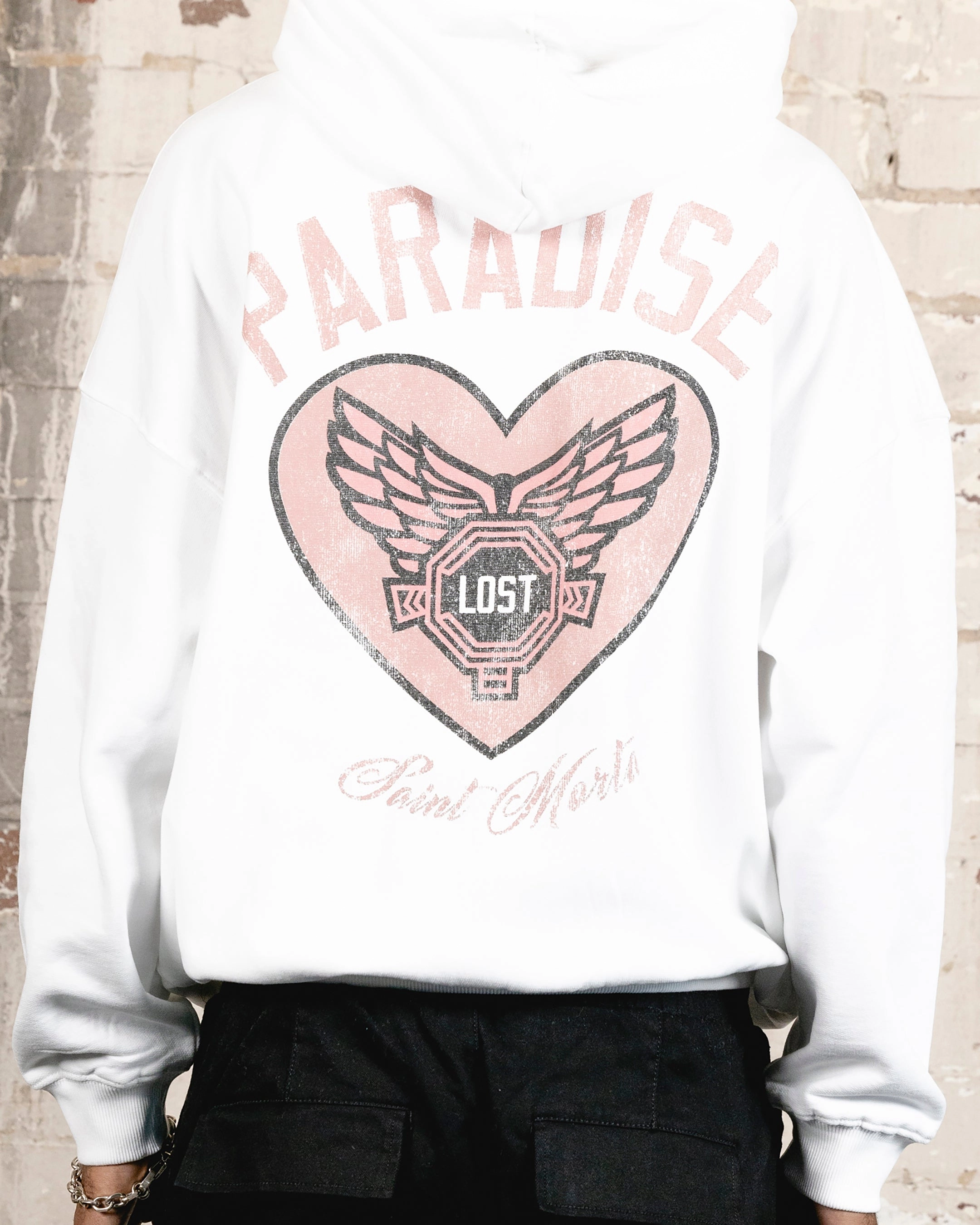 Saint Morta Paradise Lost Hoodie White Soft Touch Award