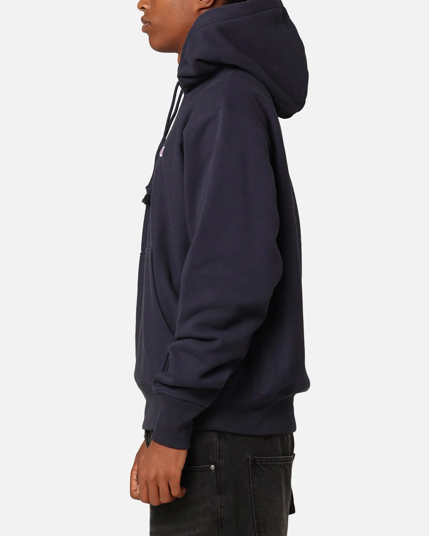Champion Reverse Weave Small C Hoodie Navy release All Season Fit