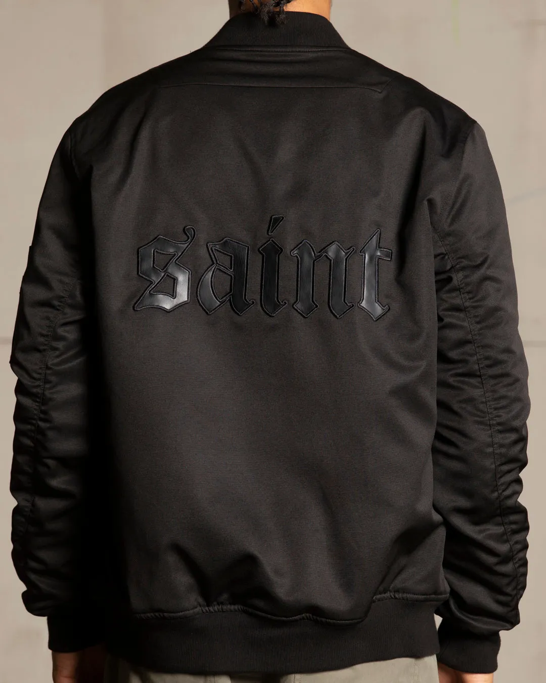 Saint Morta Flight Jacket Black Popular motorcycle