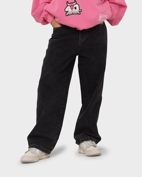 X-Large Bull Denim 91 Pants Washed Black All Season Style