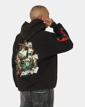 See American Thrift Chicken Boom Vintage Hoodie Black Wash