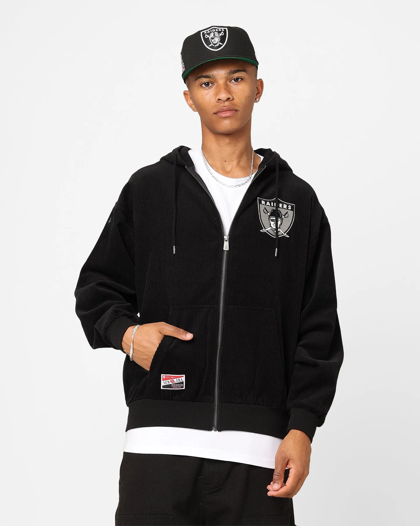 Class bag New Era Oakland Raiders Oversized Zip Hoodie Black