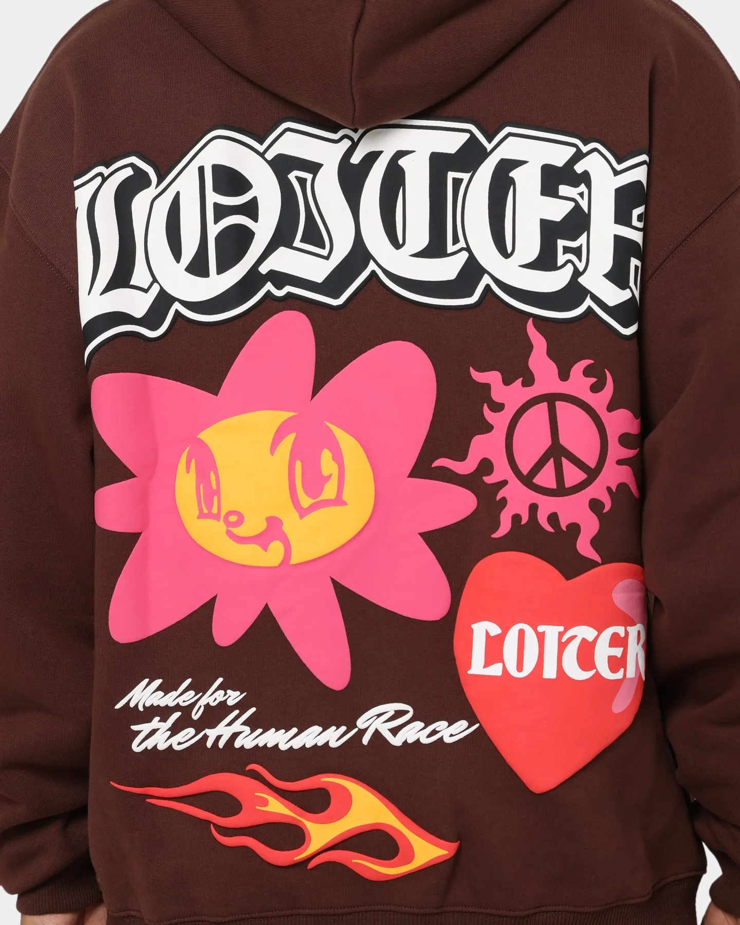 Loiter Euphoric Hoodie Brown Friendship