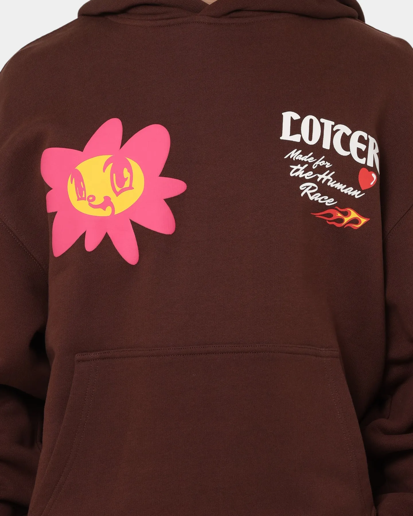 Listen Loiter Euphoric Hoodie Brown