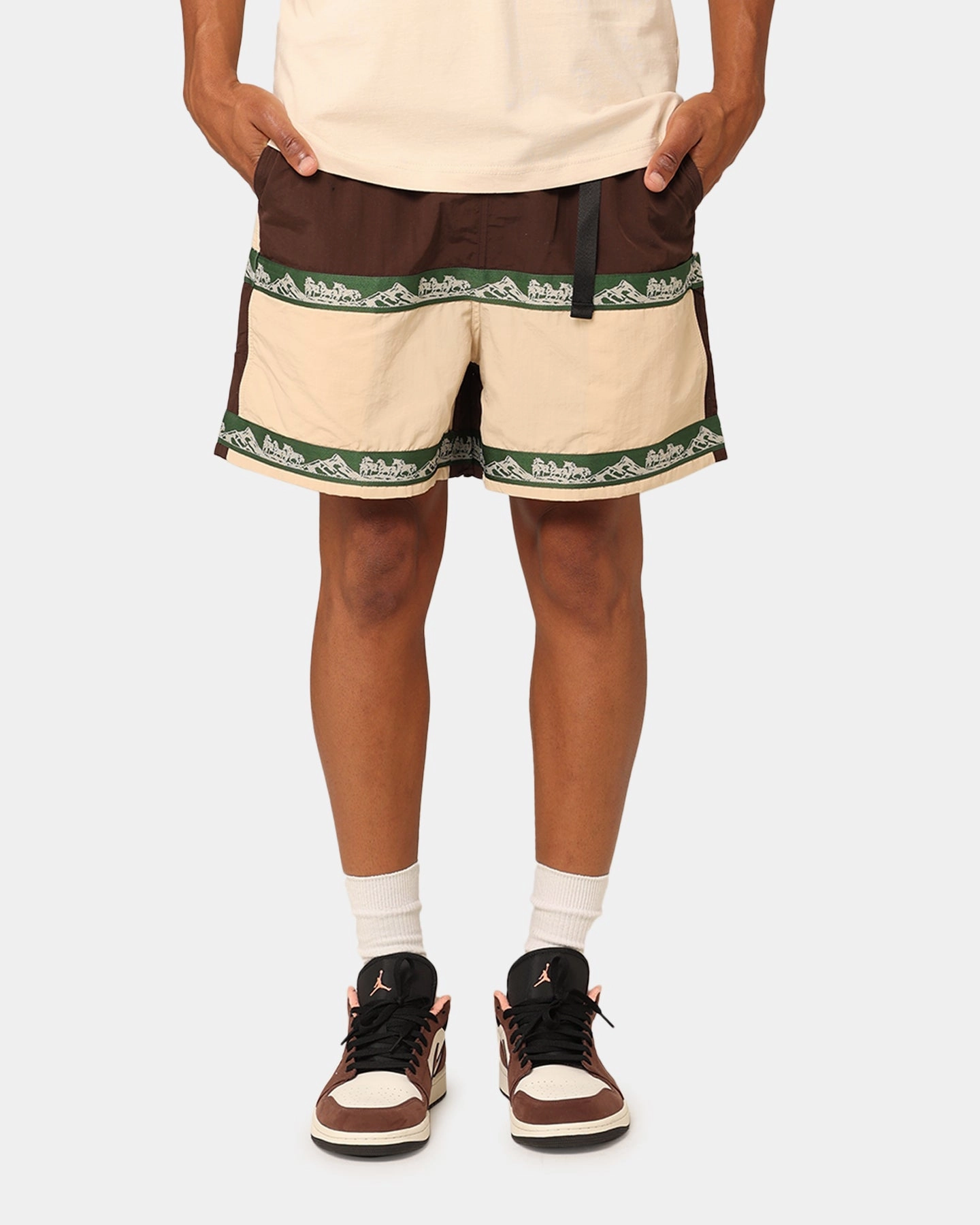 Double Layered Construction Static Free Finish Market Sequoia Tech Shorts Multi