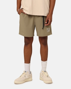 Flexible Material Adjustable Waistband Students Golf Caldwell Nylon Shorts Kelp